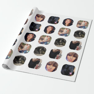 Foto cadeauverpakking cadeaupapier