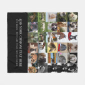 FOTO CADO'S MOEDER VADER OMA OPA HUISDIEREN VRIEND FLEECE DEKEN (Voorkant (Horizontaal))