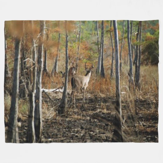 FOTO CAMO #1 FLEECE BLANKET DEKEN (Voorkant (Horizontaal))