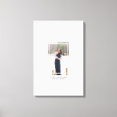 Foto Canvas Alternatieve bruiloft gastenboek Afdruk (Voorkant)