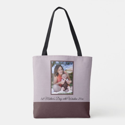 Foto Canvas tas eerste moederdag (Achterkant)