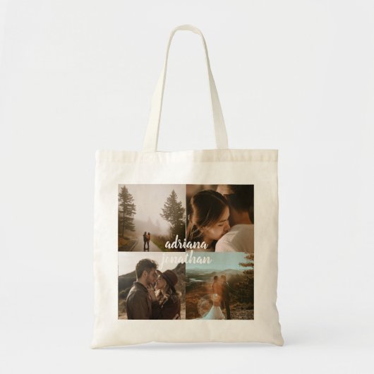 Foto Canvas tas van gepersonaliseerde koppels (Voorkant)