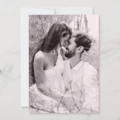 Foto Cerize Floral Elegant Wedding Kaart (Achterkant)