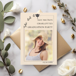 Foto Champagne Afstudeerfeest Save the Date