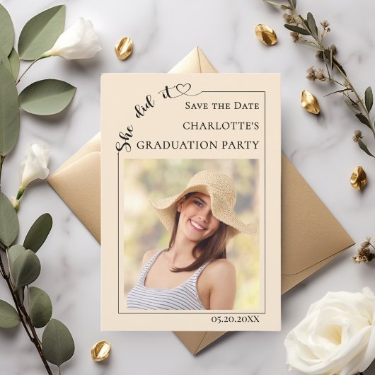 Foto Champagne Afstudeerfeest Save the Date