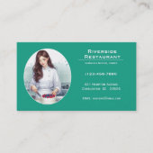 Foto Chef Lady Visitekaartjes (Voorkant)