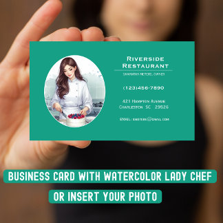 Foto Chef Lady Visitekaartjes