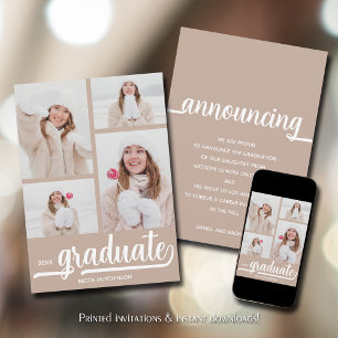 Foto Chic 4-Afstuderen Aankondiging