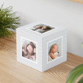 Foto Chic Gray Trellis Pattern Kubus