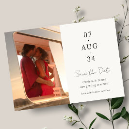 Foto | Chic Minimalist Wedding Save the Date