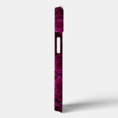 Foto Chic Moderne Paarse Bloem Marmer Aangepaste N Case-Mate iPhone Case (Achterkant / Rechts)