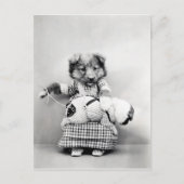 Foto chien briefkaart (Voorkant)