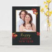 Foto  Chinees Nieuwjaar Kaart (Gele Bloem)