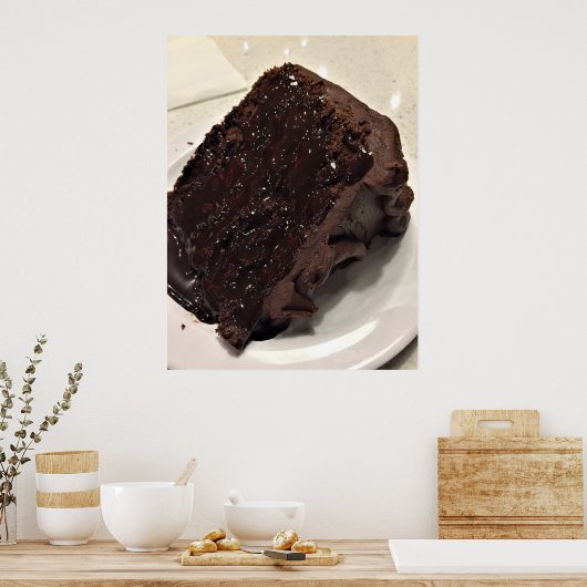Foto Chocolate Cake Poster (Keuken)