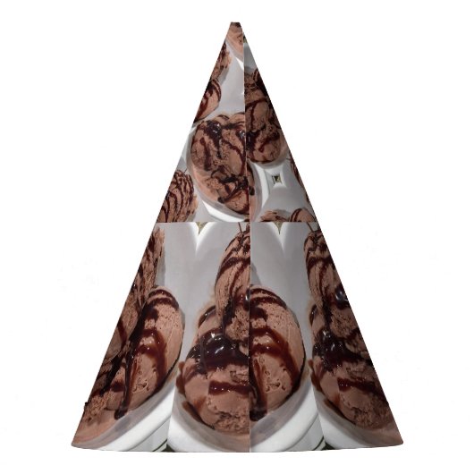 Foto Chocolate Ice Cream Feesthoedjes (Achterkant)