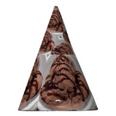 Foto Chocolate Ice Cream Feesthoedjes (Rechts)