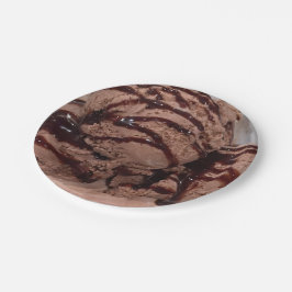 Foto Chocolate Ice Cream Papieren Bordje