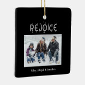 Foto Christelijk Gebed Geboorte Kerstmis Keramisch Ornament (Rechts)