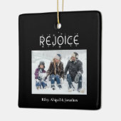 Foto Christelijk Gebed Geboorte Kerstmis Keramisch Ornament (Links)