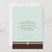 FOTO CHRISTENING NODIGT UIT:: puur 3 P Kaart (Achterkant)