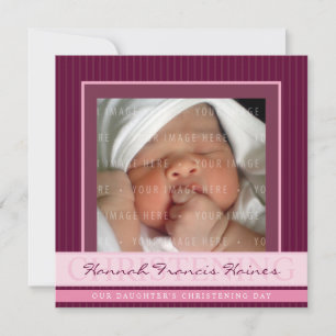 FOTO CHRISTENING VERZOEKT : elegantie 3SQ Kaart
