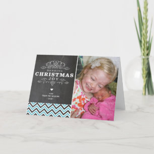 FOTO CHRISTMAS CARD alkboard Feestdagen Kaart