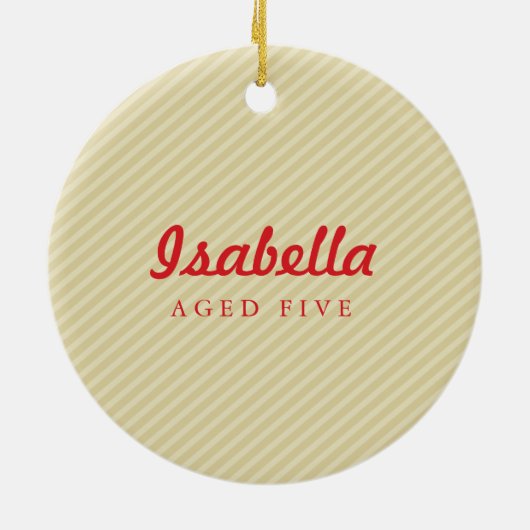 FOTO CHRISTMAS ORNAMENT: vredesliefde en vreugde 2 Keramisch Ornament (Achterkant)