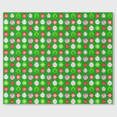 Foto Christmas Wrapping Paper Cadeaupapier (Vlak)