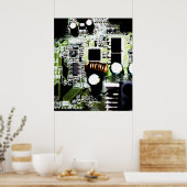 Foto circuitkaart poster (Keuken)