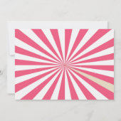 Foto Circus verjaardagsuitnodiging Carnival Kaart (Achterkant)