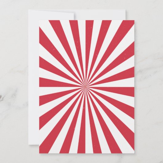 Foto Circus verjaardagsuitnodiging  Circus Kaart (Achterkant)