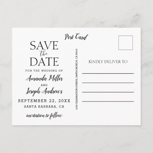 Foto Citroen rustiek hout Save the Date | Aankondigingskaart (Achterkant)