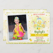 Foto: Citrus verjaardag Lemon Kaart (Voorkant / Achterkant)