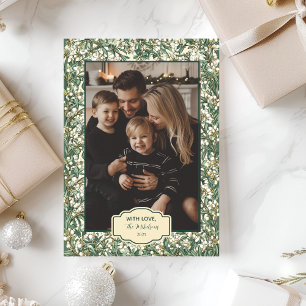 Foto Classic Winter Greenery Christmas Feestdagenkaart