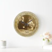  Foto Clock Gold Damask Roman Numeral Grote Klok (Huis)