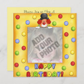 Foto Clown Verjaardag Kaart (Voorkant / Achterkant)