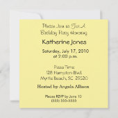 Foto Clown Verjaardag Kaart (Achterkant)