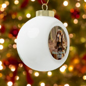 Foto Cocker Spaniel KEEPSAKE Personaliseer Keramische Bal Ornament