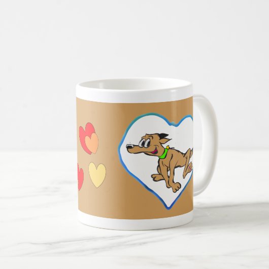 Foto: Coffee Mok Brown (Voorkant rechts)