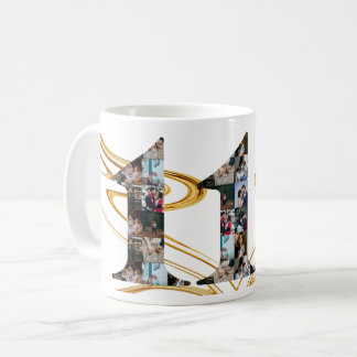 Foto collage 11 jaar verjaardagsgeschenken per jaa koffiemok