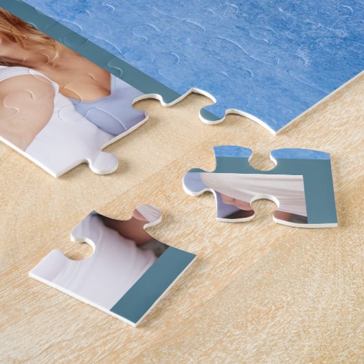 Foto Collage 12 Afbeelding kleinkinderen maken het Legpuzzel (Zijkant)