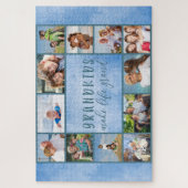 Foto Collage 12 Afbeelding kleinkinderen maken het Legpuzzel (Verticaal)