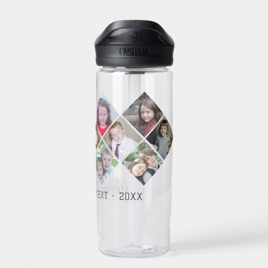 Foto collage - 13 foto's diamant overal boven patr waterfles (Achterkant)