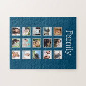 Foto Collage 15 afbeeldingen Familie Legpuzzel (Horizontaal)