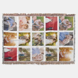Foto-collage 15 foto's Wit Deken