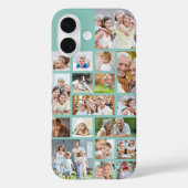 Foto Collage 18 Foto's Aangepaste kleurenint Case-Mate iPhone Case (Achterkant)