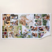 Foto Collage 19 Afbeelding White Family Reunion Strandlaken (Voorkant)