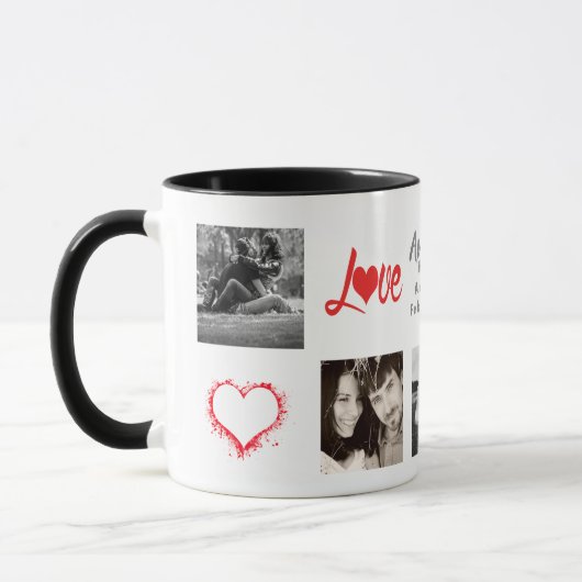 FOTO COLLAGE 1e 5e 10e Jubileum Moderne Mok (Links)