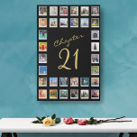 Foto Collage 21st Birthday Hoofdstuk 21 Groot Imitatie Canvas Print<br><div class="desc">Herinneer deze speciale mijlpaal in iemands leven met dit unieke en moderne 21ste verjaardagsgeschenk. Onze grote faux canvas print is voorzien van een foto-collage sjabloon die gepersonaliseerd kan worden om de speciale dag van je geliefde weer te geven. Met zijn levendige kleuren, high-definition resolutie en tijdloos design, maakt deze afdruk...</div>