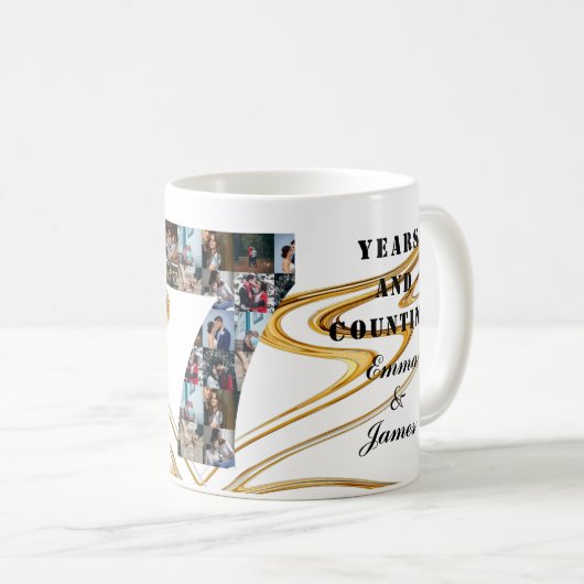 Foto collage 27-jarige verjaardagsgeschenken per j koffiemok (Voorkant rechts)